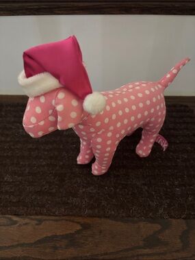 PINK Victoria's Secret Pink Polka Dot Dog Plush